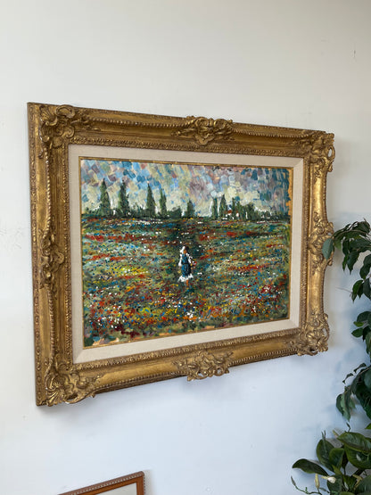 Original Oil Painting Framed 32.5" x 41.5"