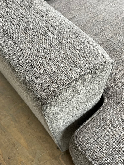 Ashley Furniture Gray Linen Sectional Sofa