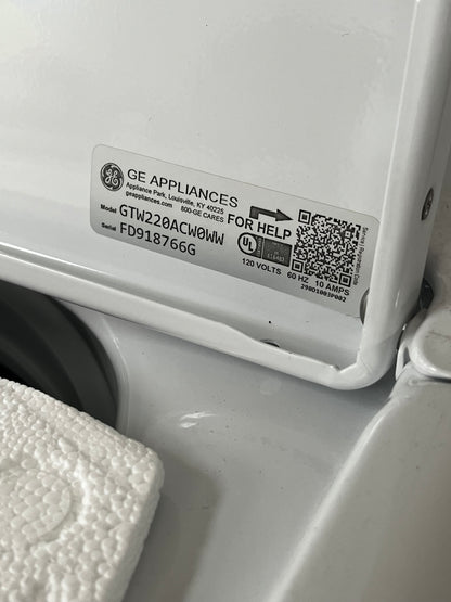 GE Electric White Top Load 120v Washer