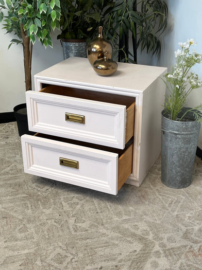 Mid Century Style Pink Nightstands