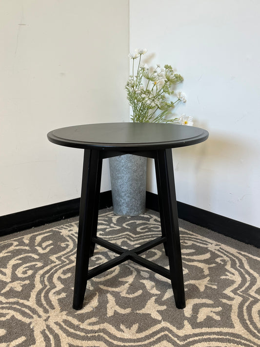 Black Round Coffee Table By IKEA