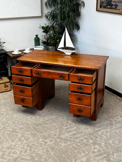 Antique Style Wooden Library Desk