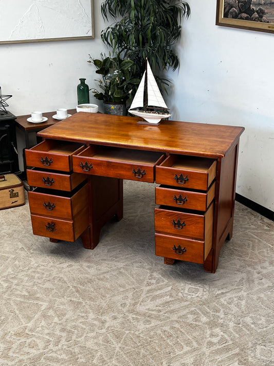 Antique Style Wooden Library Desk