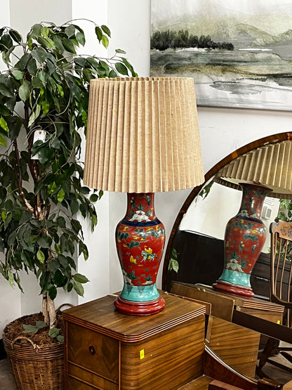 Chinoiserie Ceramic Table Lamp