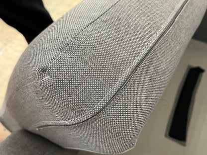 Mid-Century Modern Gray Loveseat