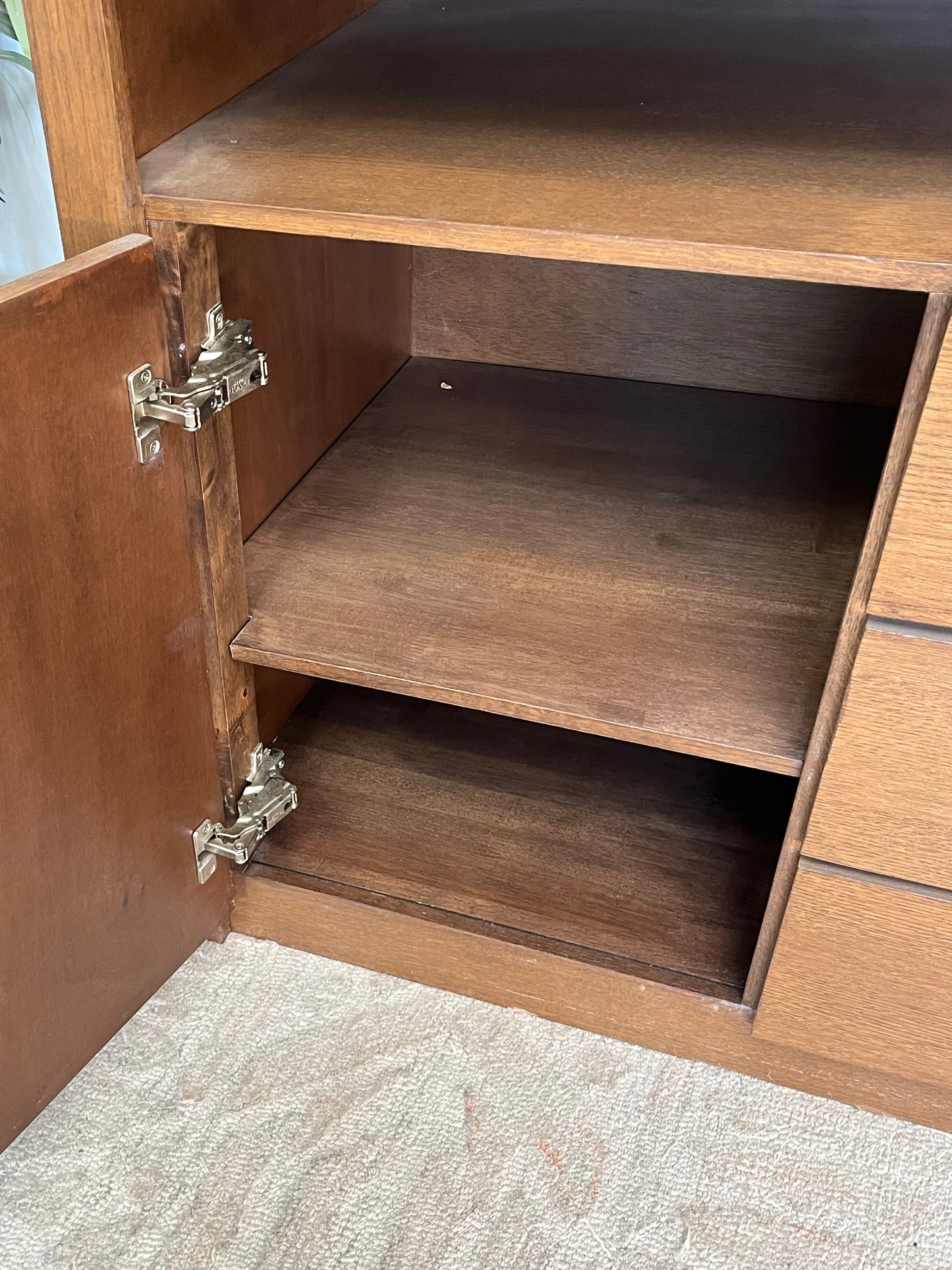 Modern Style Wooden Credenza