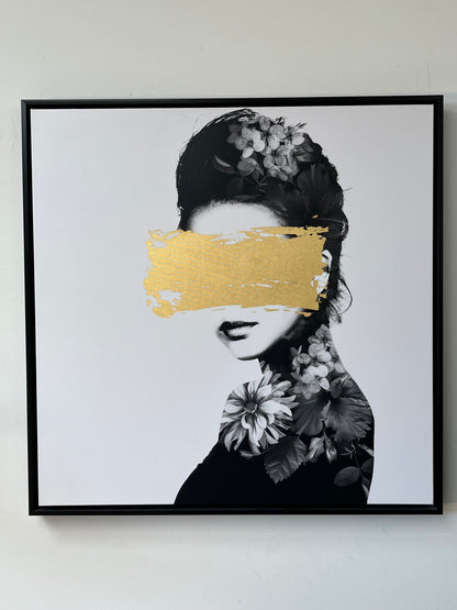 Z Gallerie Framed Artwork Portrait