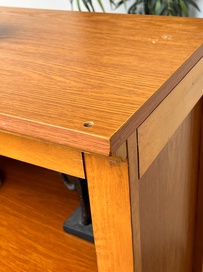 Brown Wooden Bookcase