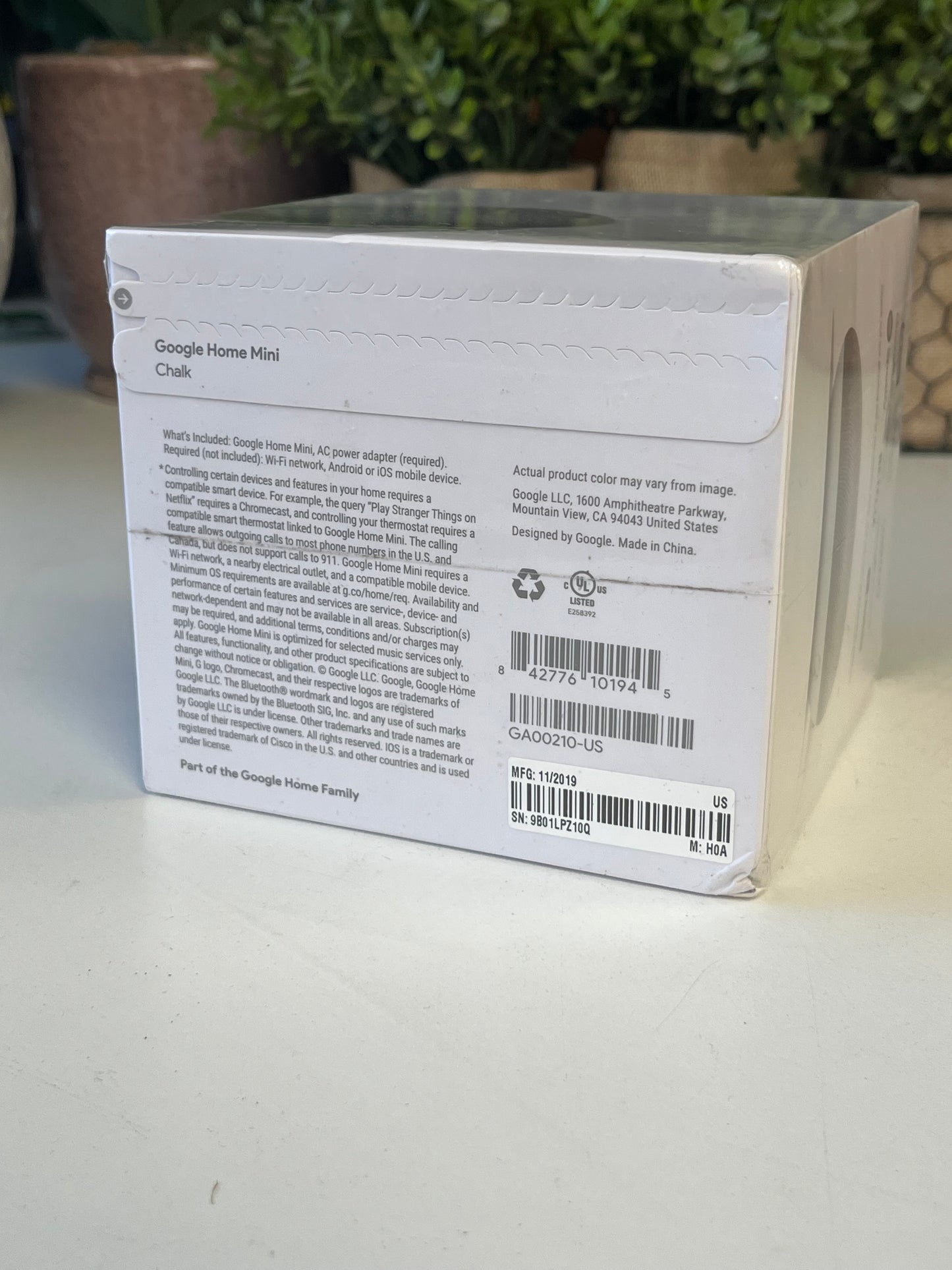 Google Home Mini Smart Speaker with Google Assistant