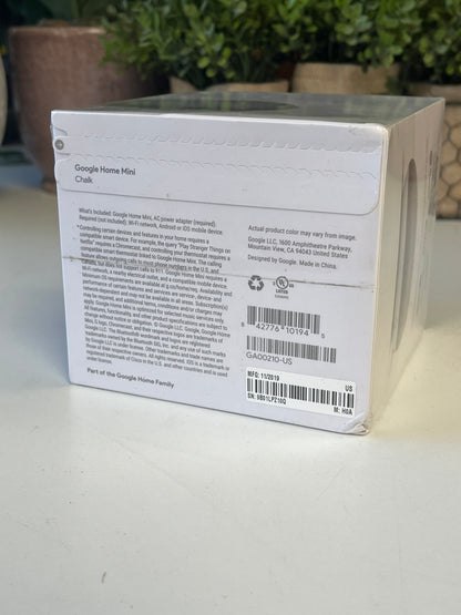 Google Home Mini Smart Speaker with Google Assistant