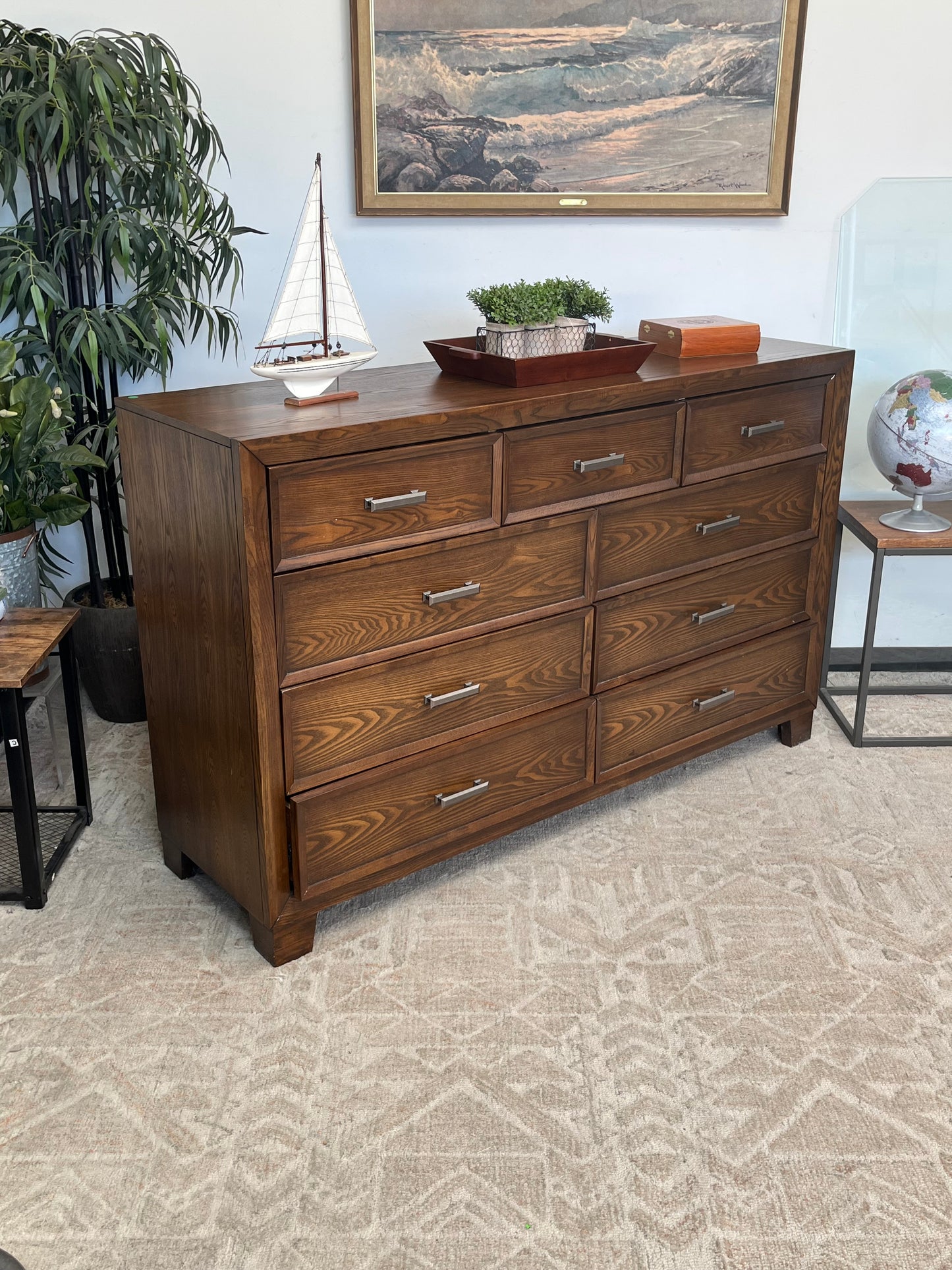 Craftsman Style 9 Drawer Dresser