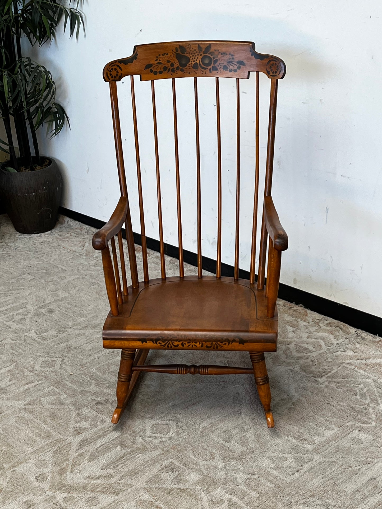 Vintage Nichols & Stone Harvest Rocking Chair