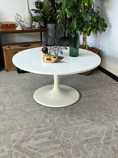 Ikea White Round 36" Coffee Table