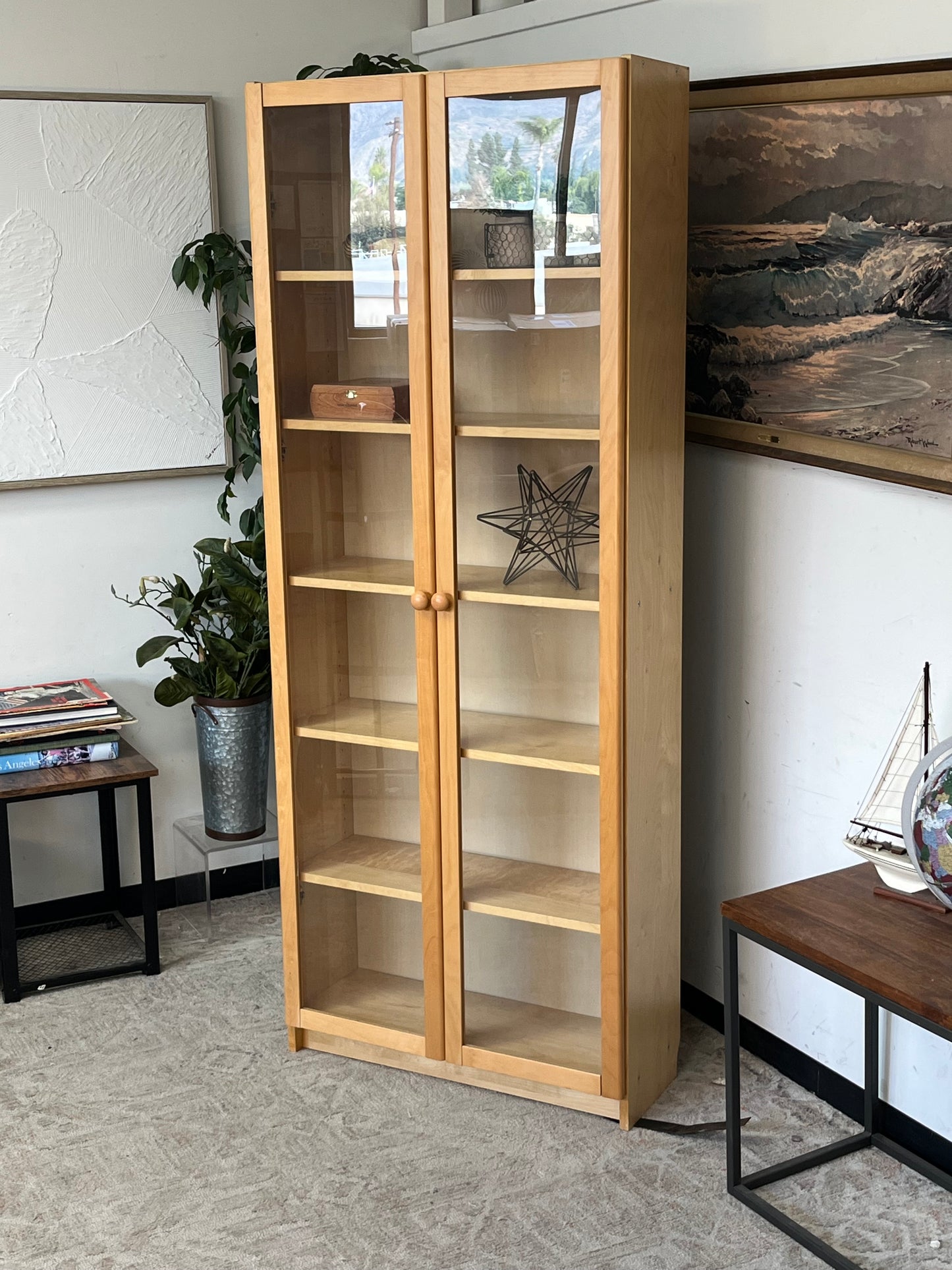 Farmhouse Style Wall-Mounted Cabinet