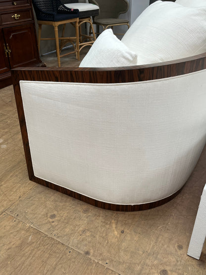 Kreiss Round Back Sofa - Several Stains