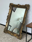 Ornate Brass Toned Hanging 45 x 30 Wall Mirror