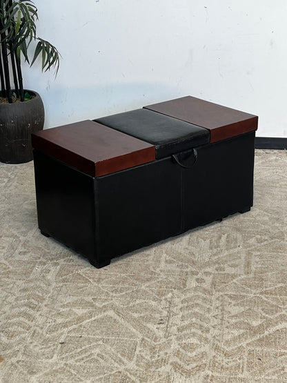 Modern Ottoman Storage Table w/ Lift Top
