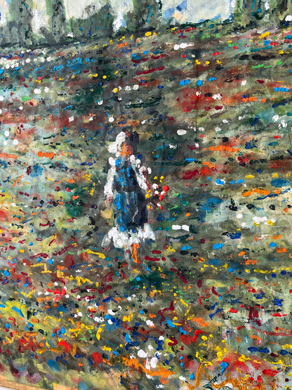 Original Oil Painting Framed 32.5" x 41.5"