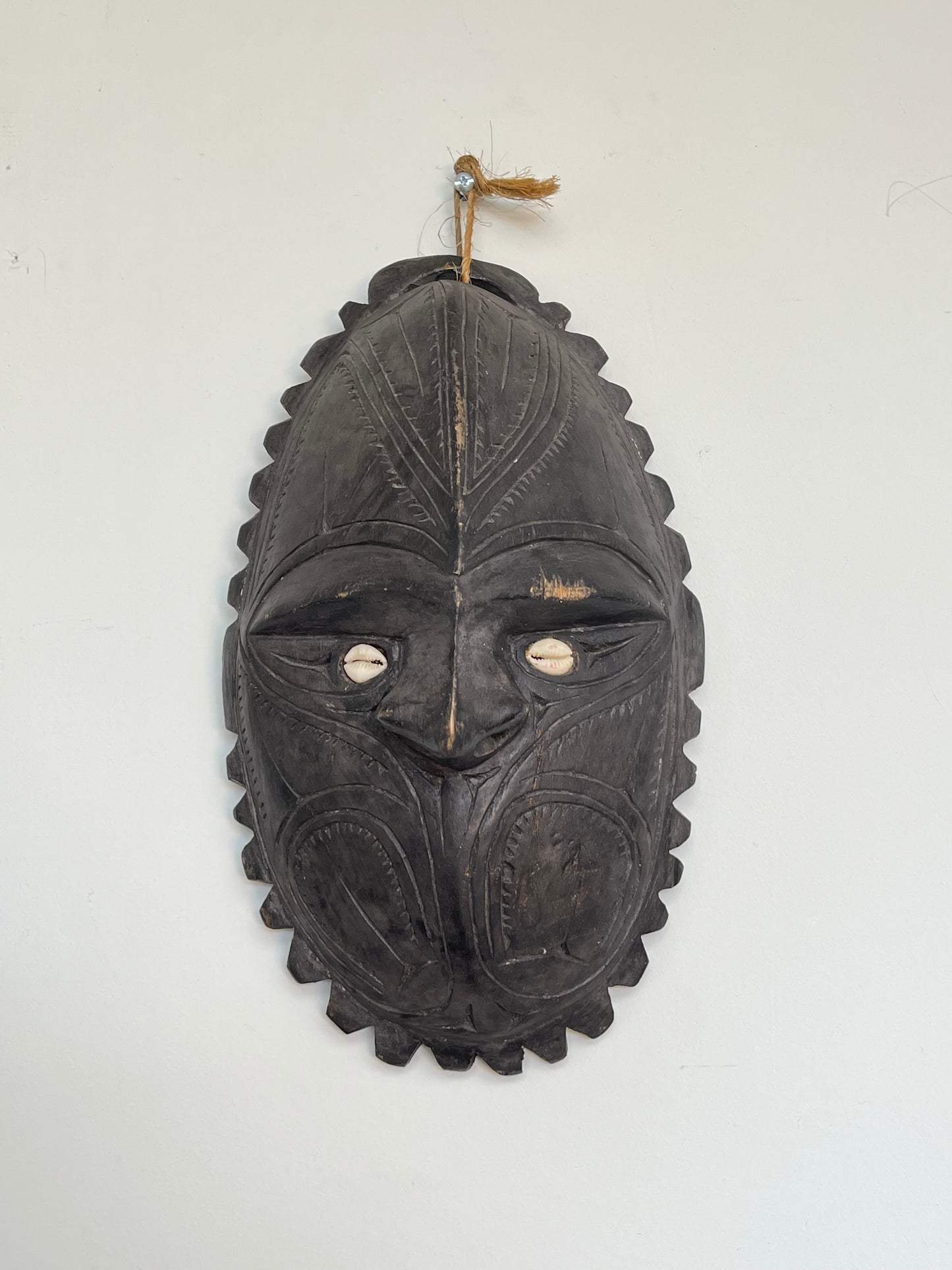 African Bwa Hand Carved Wooden Mask