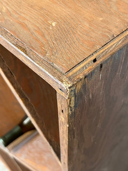 Rustic Wood Wine Rack