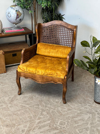 Vintage Style Wooden Armchair
