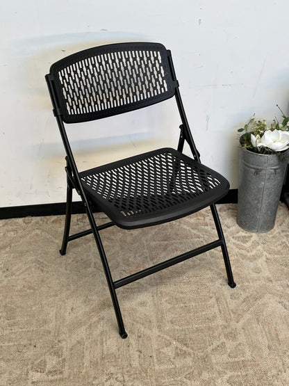 MityLite Folding Black Chairs