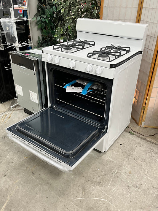 Hotpoint 4.8 Cu.ft Free-Standing 4 Burner Gas Range - Minor Dents