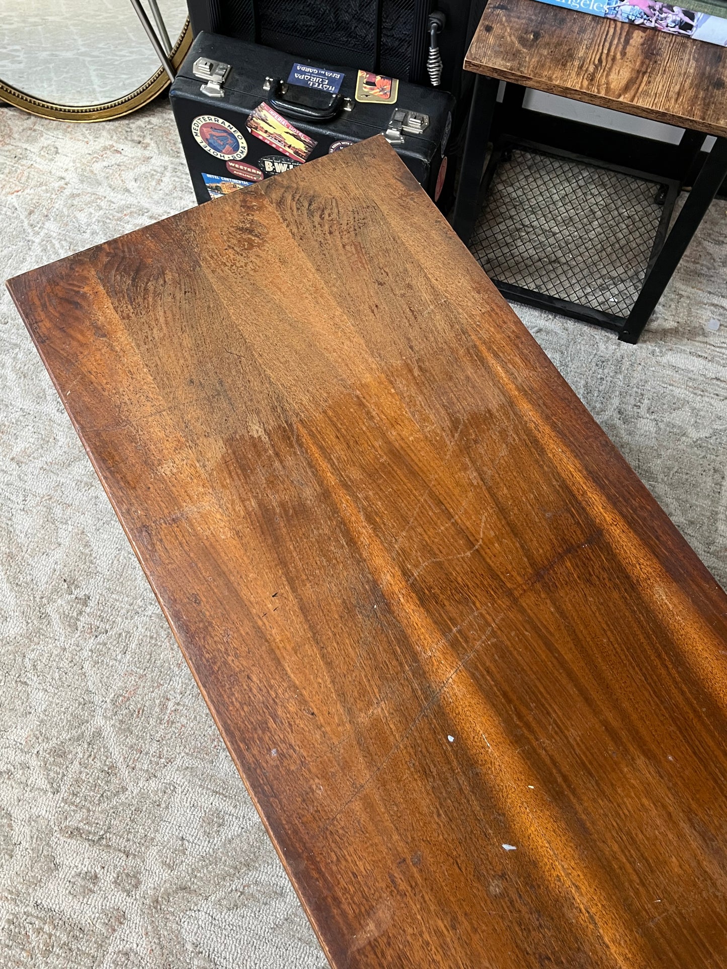 Lane Furniture Mid Century Wooden Cedar Chest - Broken Leg