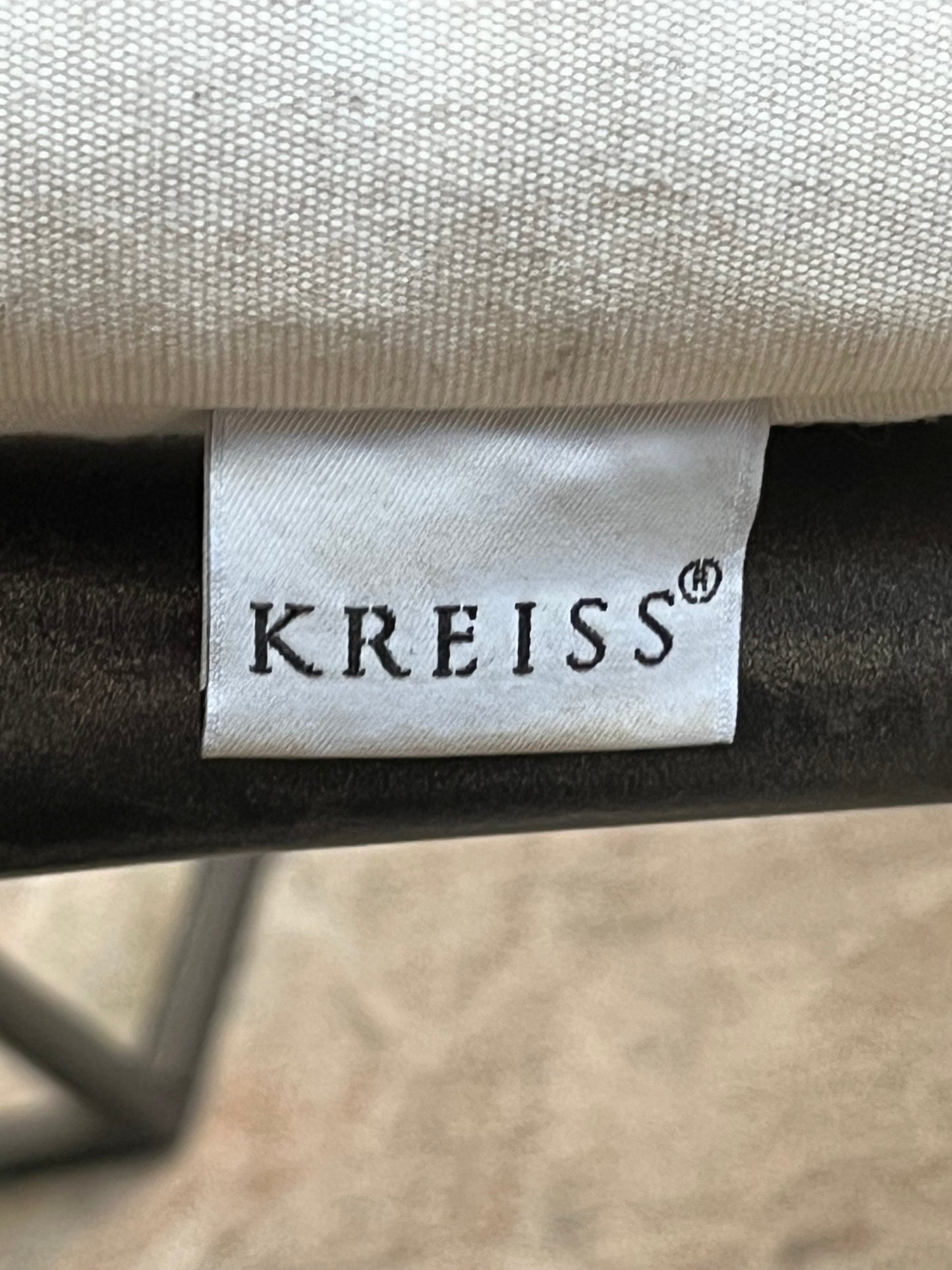 Kreiss Metal Frame Accent Chair