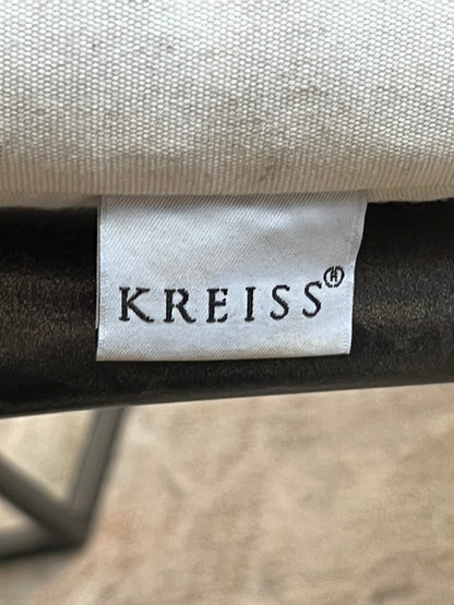 Kreiss Metal Frame Accent Chair