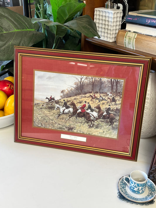 Framed Prints George Wright's Fox Hunting Scenes Pair of 2