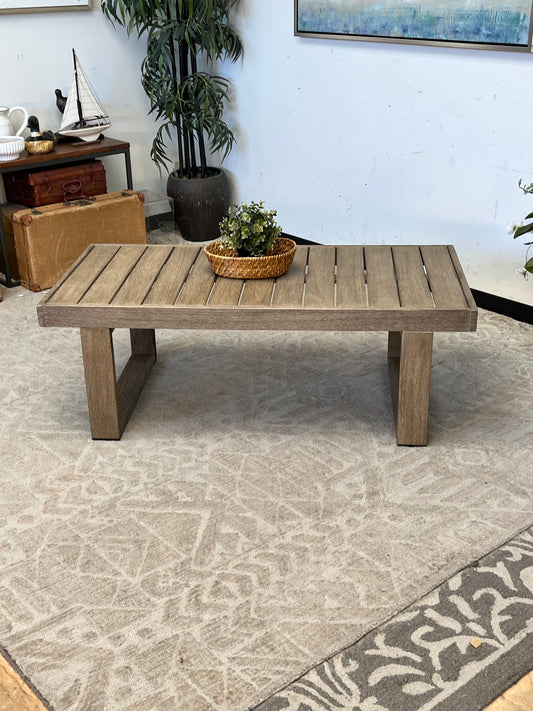 Outdoor Wooden Coffee Table
