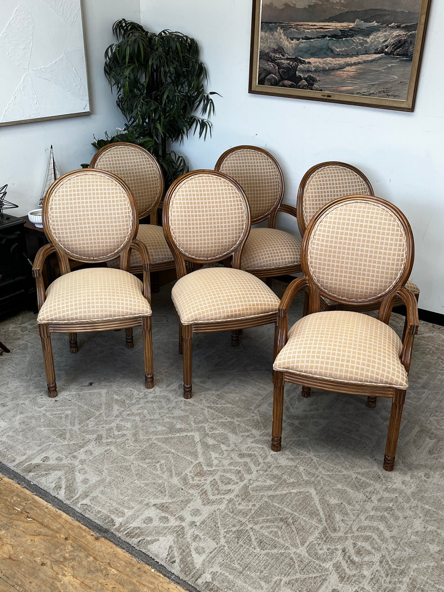 Kreiss Set of 6 Dining Chairs