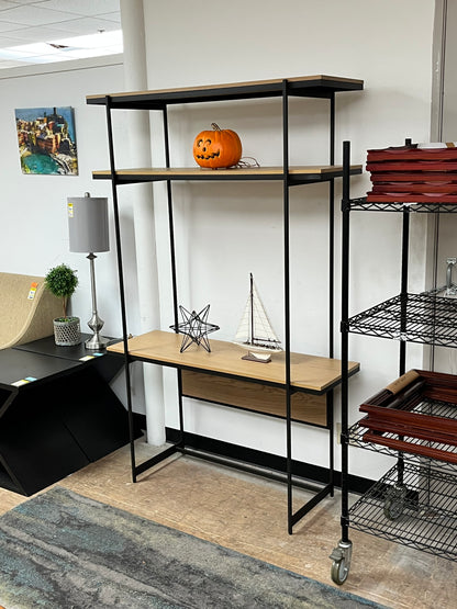 Modern Metal Frame Bookcase