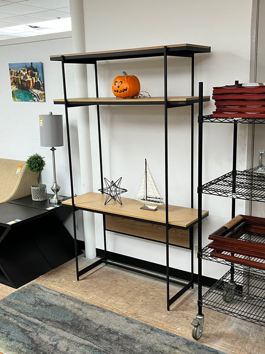 Modern Metal Frame Bookcase