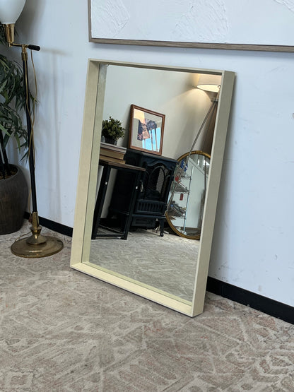 Faux Shagreen Hanging Wall Mirrors