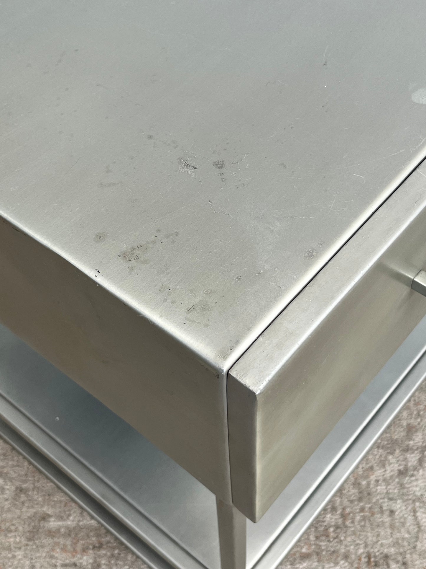 Modern Metal Nightstand
