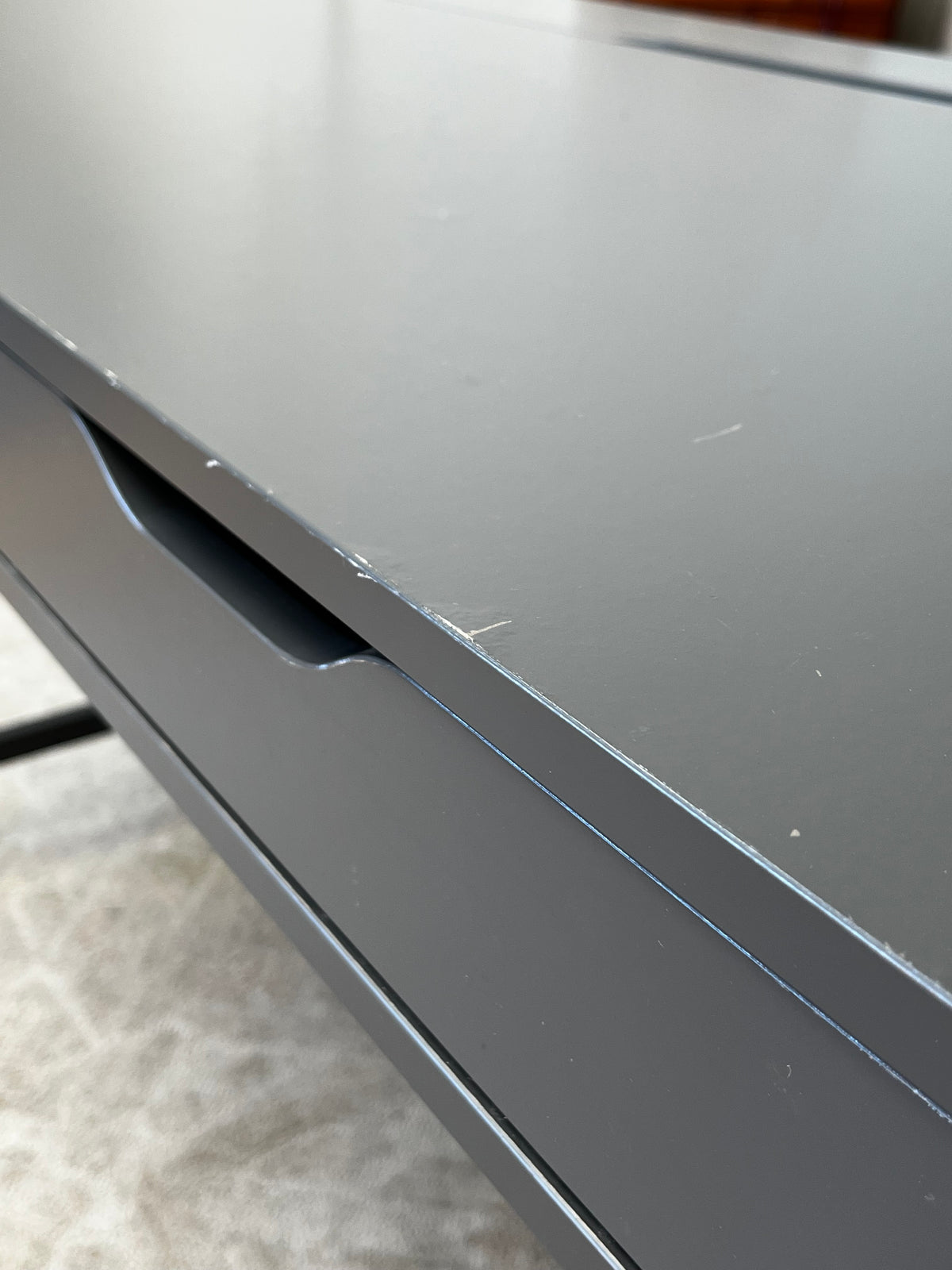 Ikea Grey Office Desk