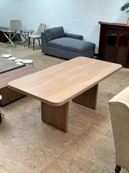 Modern Rounded Edge Dining Table