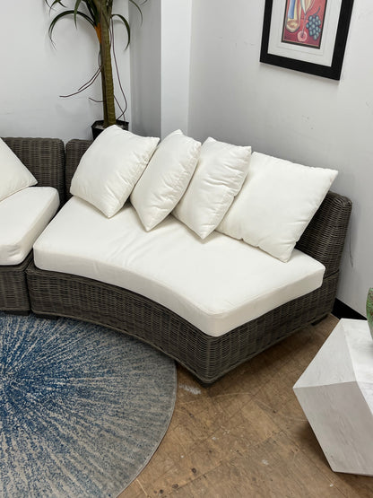 Outdoor Curved Loveseat