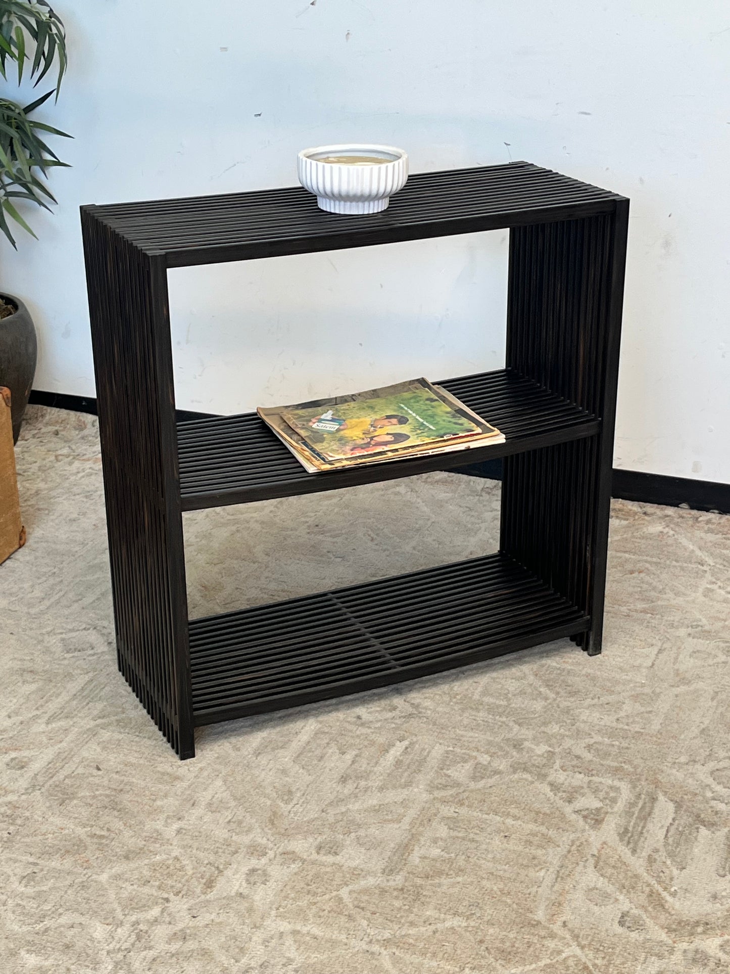 Modern Slated Storage Shelf