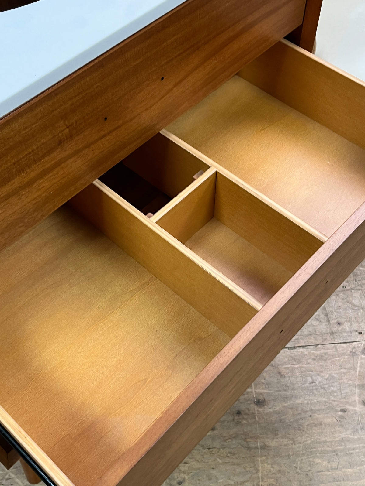 Mid Century Style Single Bathroom Vanity