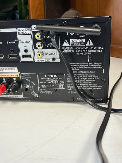 Denon AVR-S710W 3D A/V Receiver - 7.2 Channel - Black