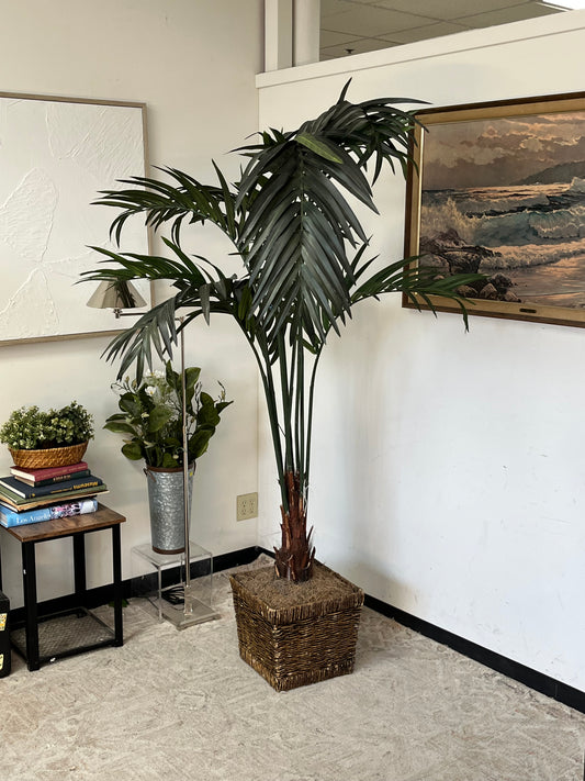 Faux 80" Palm Potted Tree