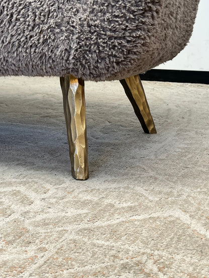 Modern Style Shaggy Couch
