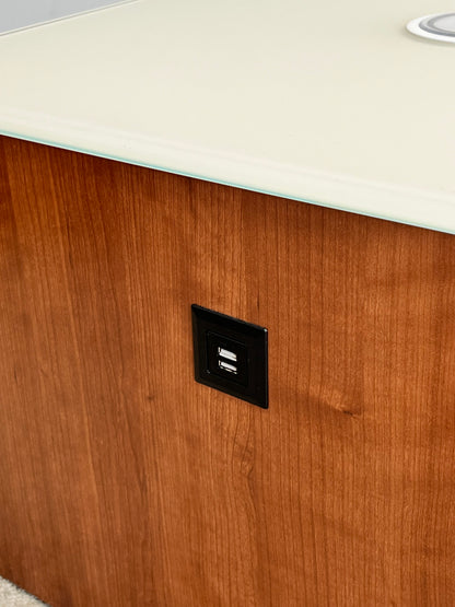 Modern side Table w/ Charging Port