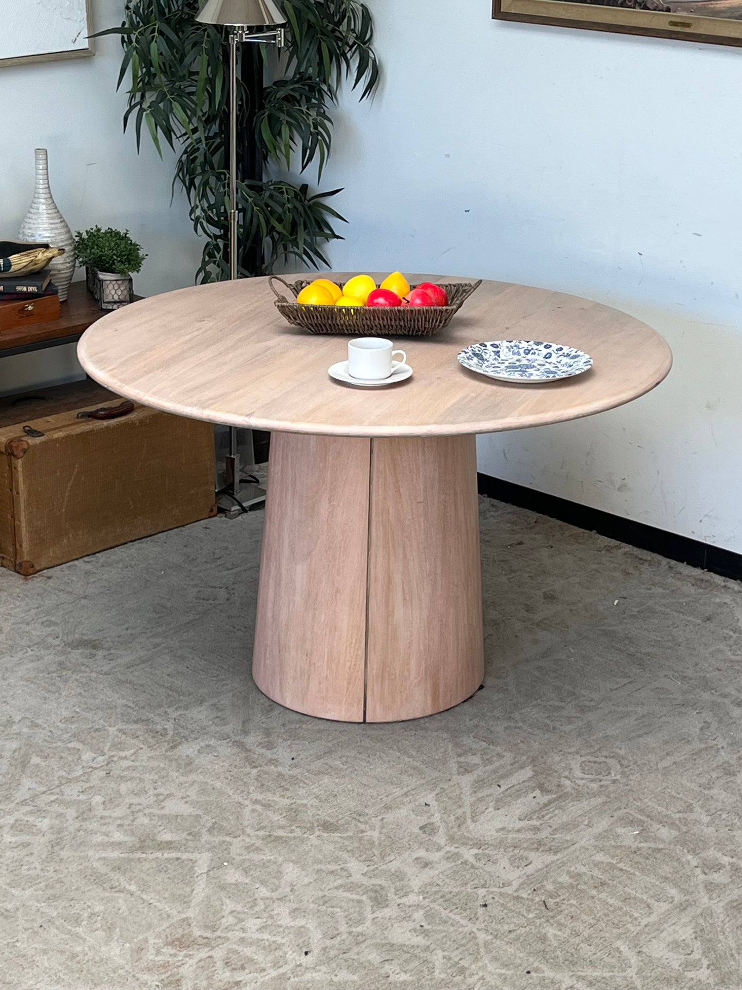Modern Round Wooden Dining Table
