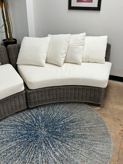 Outdoor Curved Loveseat