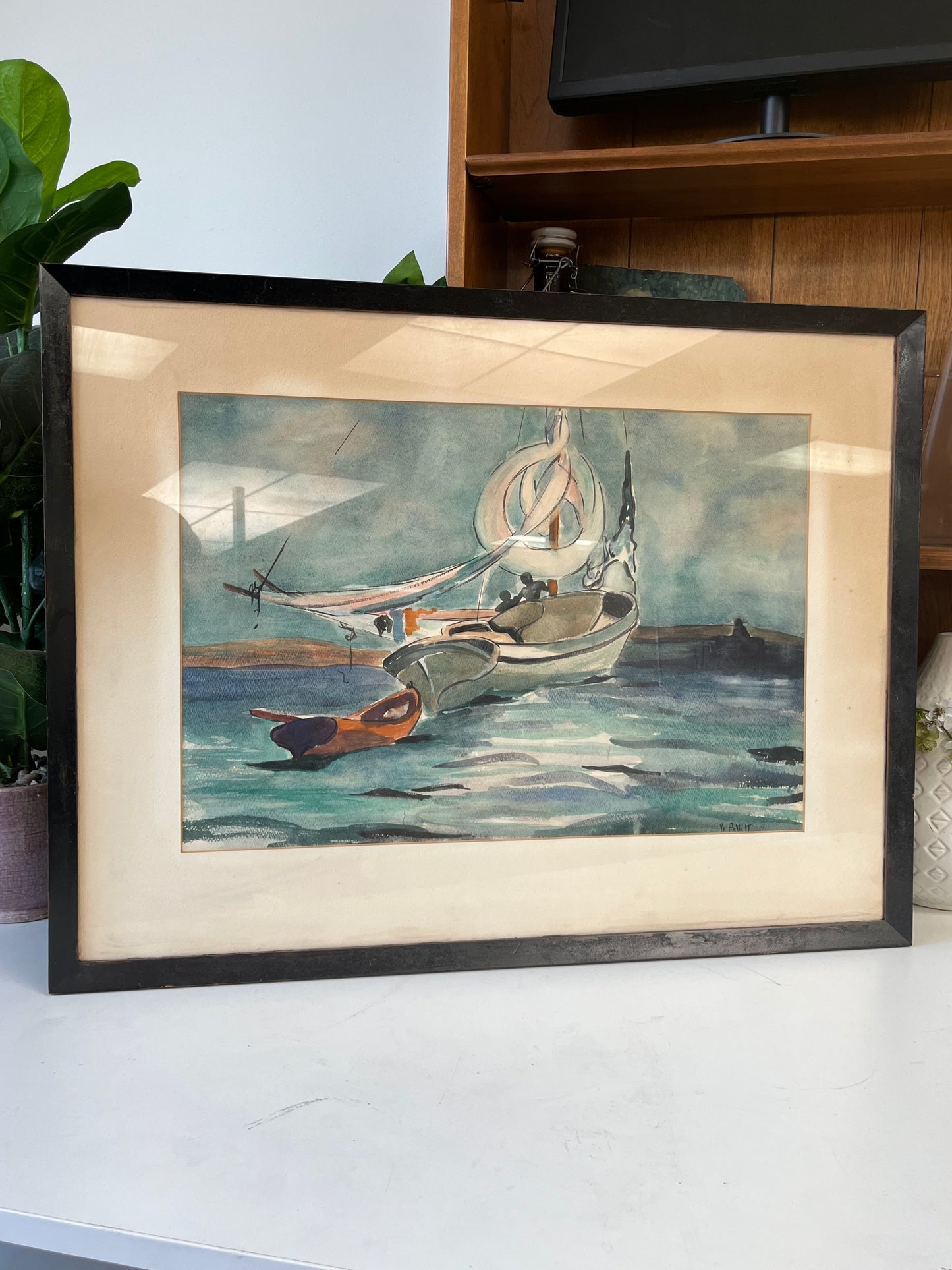 Original Watercolor Framed Artwork