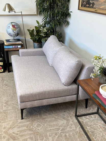 Modern Gray Two Seat Couch